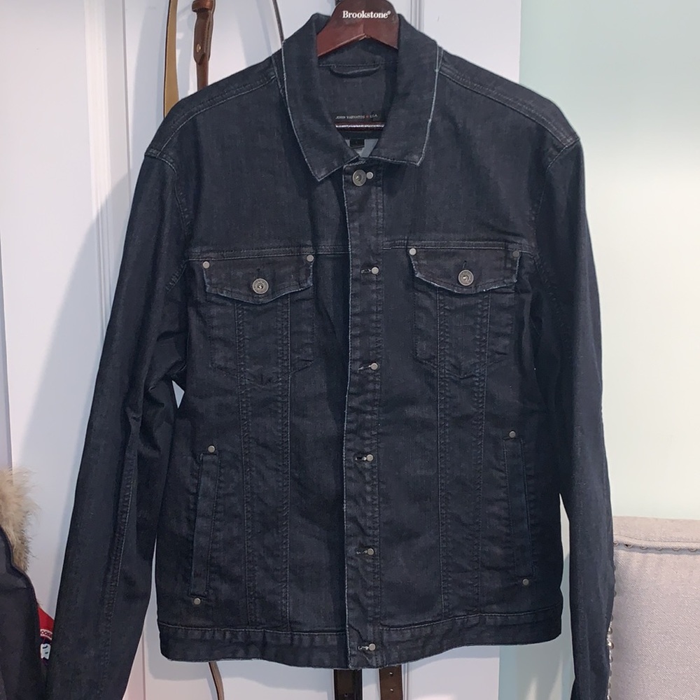 John Varvatos USA Denim Jean Jacket Large